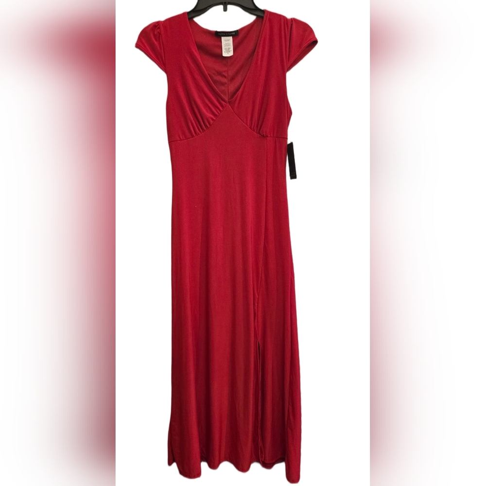 Bright red slinky dress by Caution to the Wind, NWT, size S, classic & stylish